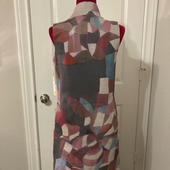 Anthropologie Uncle Frank Women Small Geometric Patchwork Midi Shift NWT - Picture 2 of 6